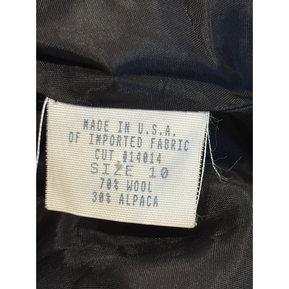 Women's Breeches Size 10 Jacket Coat Blazer Wool Alpaca Equestrian EUC - Picture 10 of 16